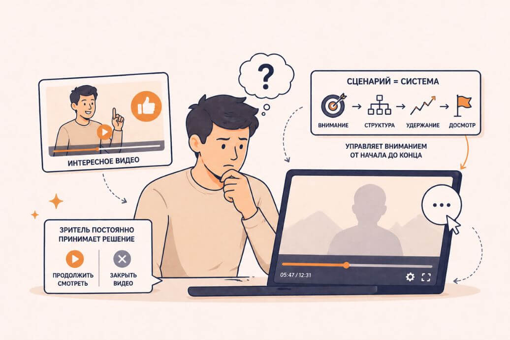 Почему даже «интересные» видео не удерживают зрителя